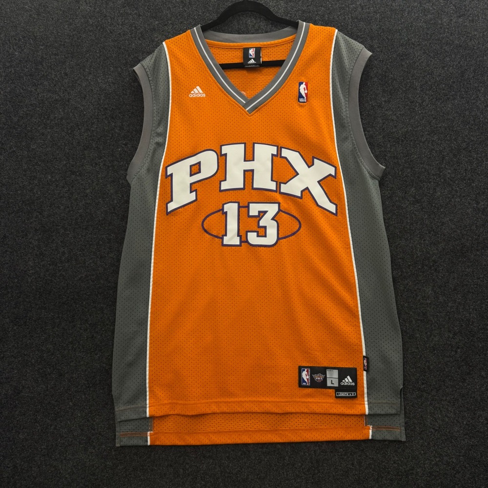 Adidas Steve Nash Phoenix Suns NBA Swingman Jersey Orange Mens Large 7993A 07
